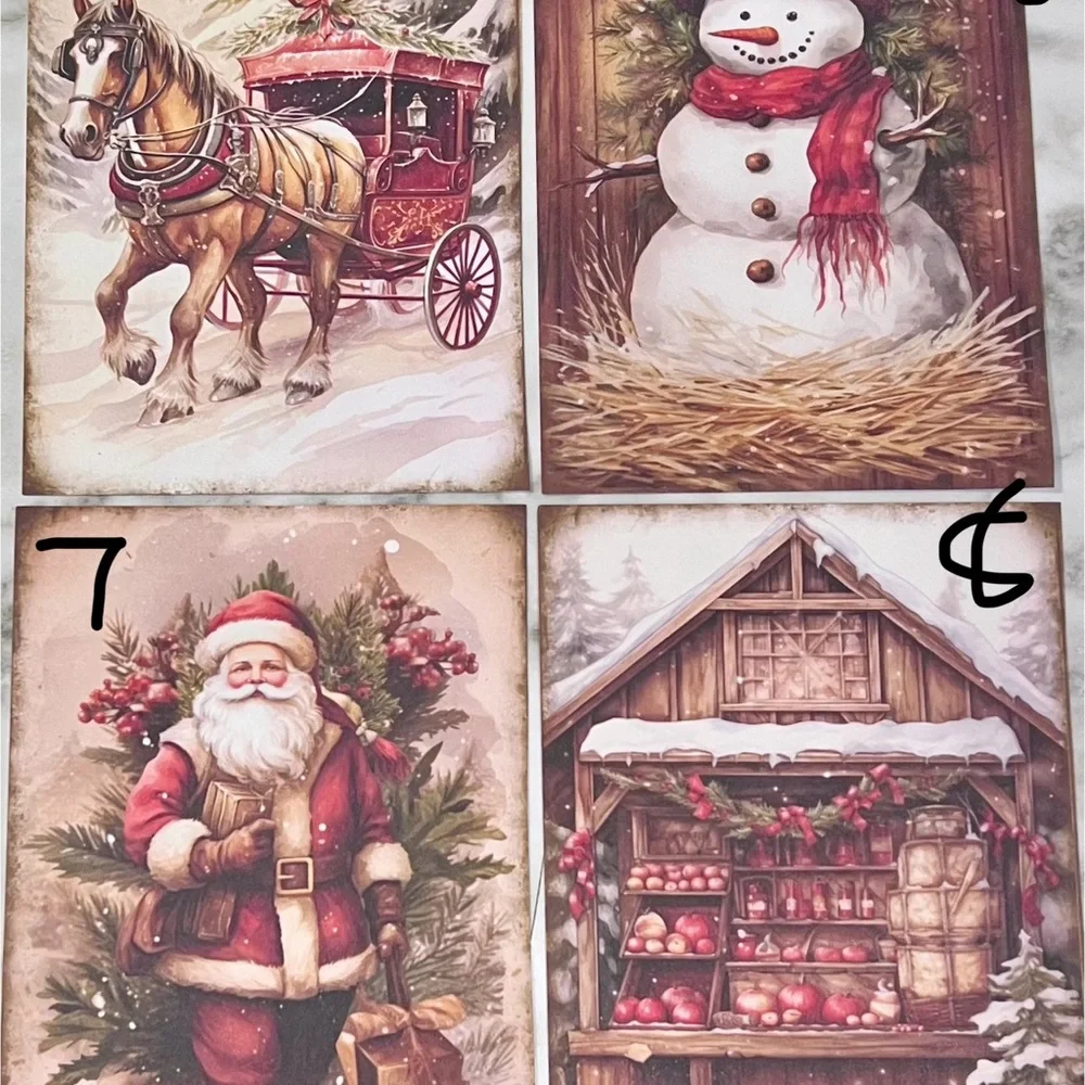 Festive Holiday Print Frames from Rustic to Elegant, Buyer Choice for Print‎